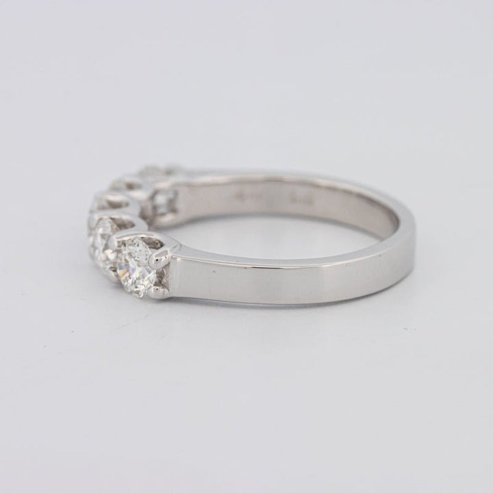 5 Half Round Floating Eternity Ring - ZIZOV DIAMONDS