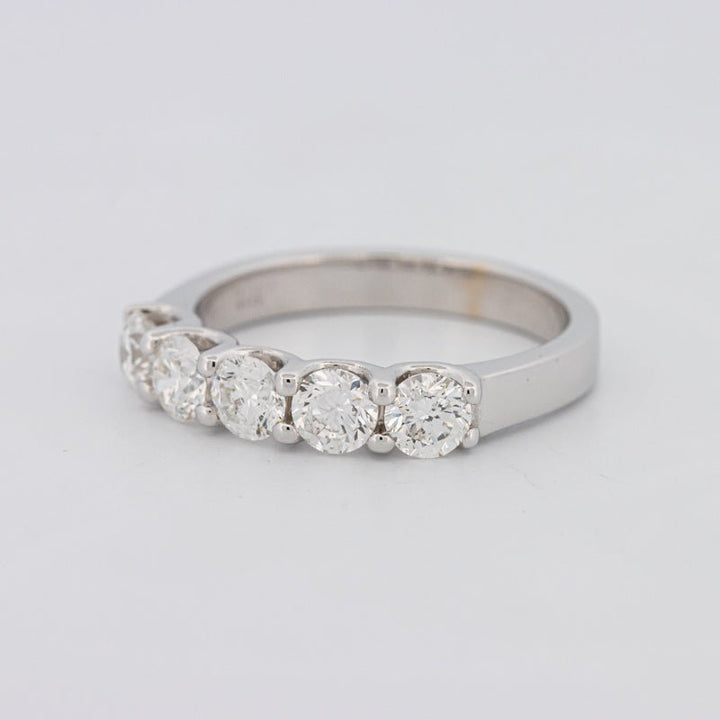 5 Half Round Floating Eternity Ring - ZIZOV DIAMONDS