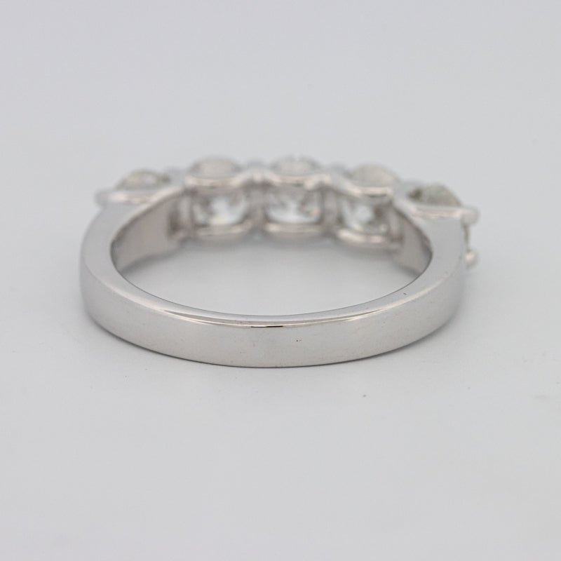5 Half Round Floating Eternity Ring - ZIZOV DIAMONDS