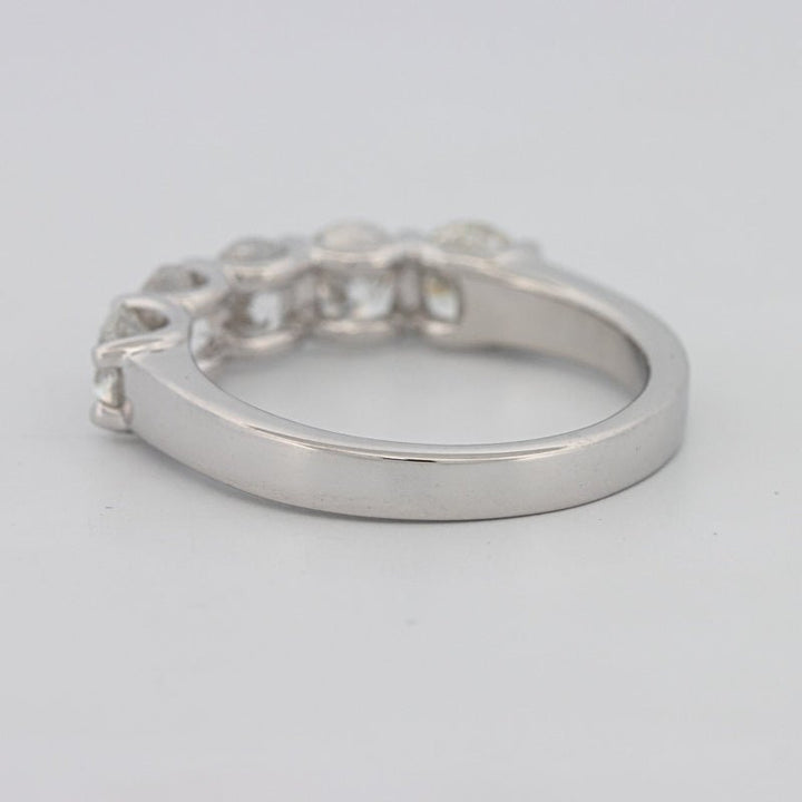 5 Half Round Floating Eternity Ring - ZIZOV DIAMONDS