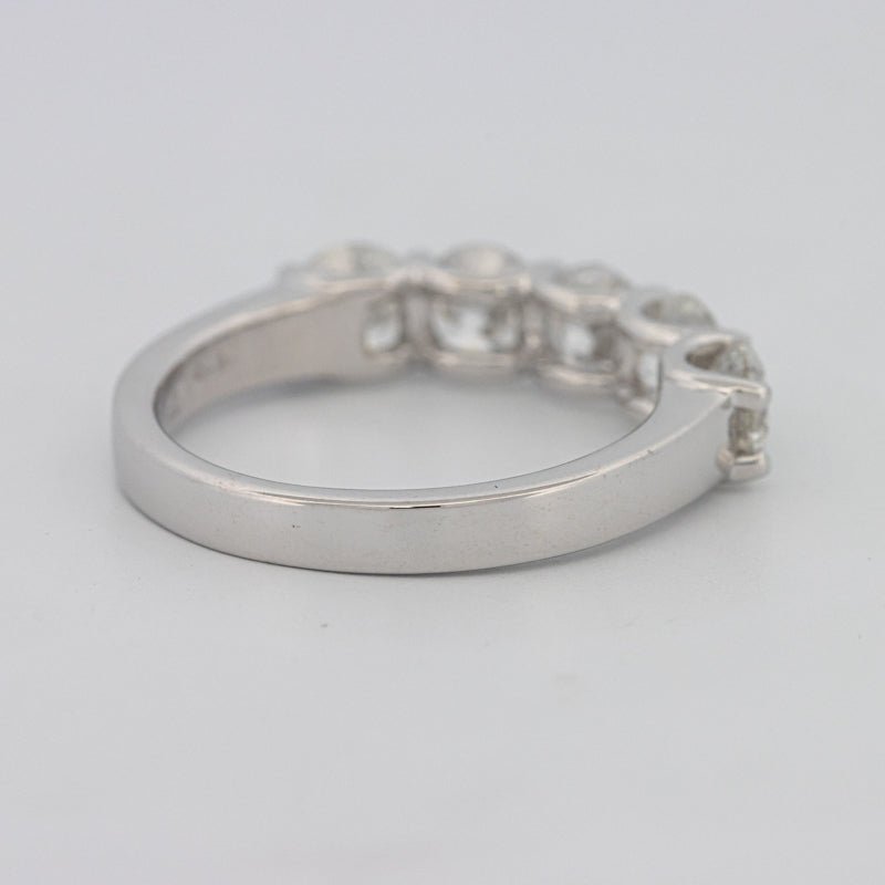 5 Half Round Floating Eternity Ring - ZIZOV DIAMONDS