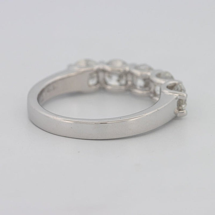 5 Half Round Floating Eternity Ring - ZIZOV DIAMONDS