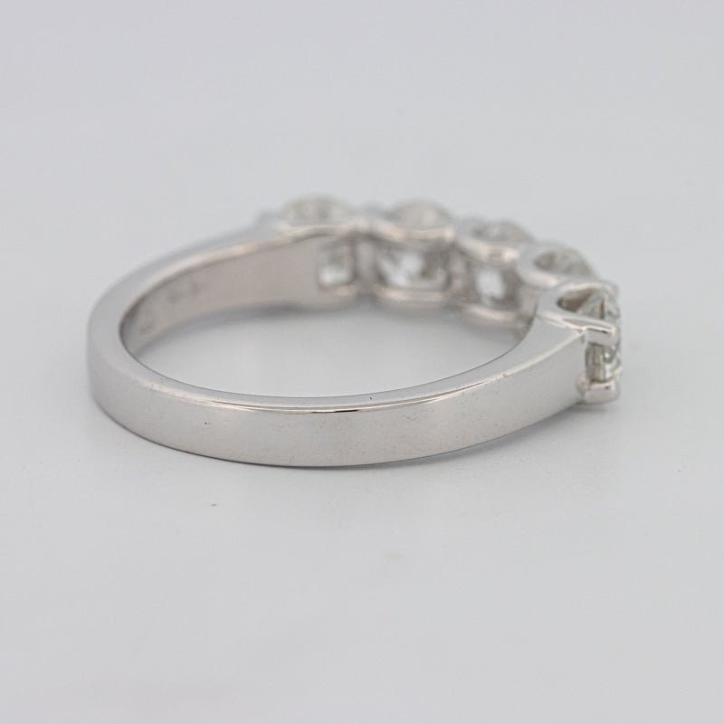 5 Half Round Floating Eternity Ring - ZIZOV DIAMONDS