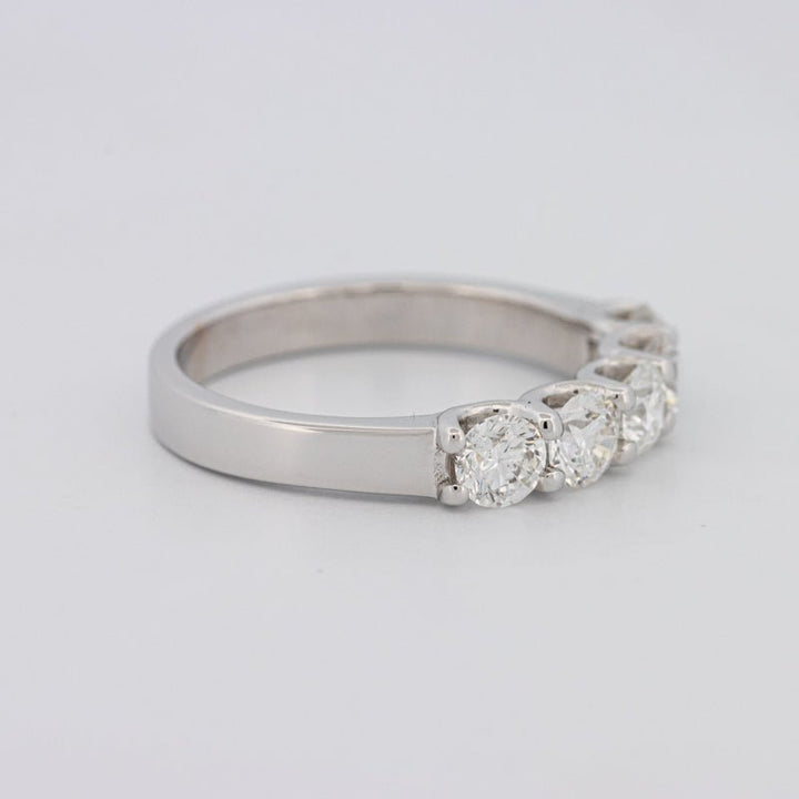 5 Half Round Floating Eternity Ring - ZIZOV DIAMONDS