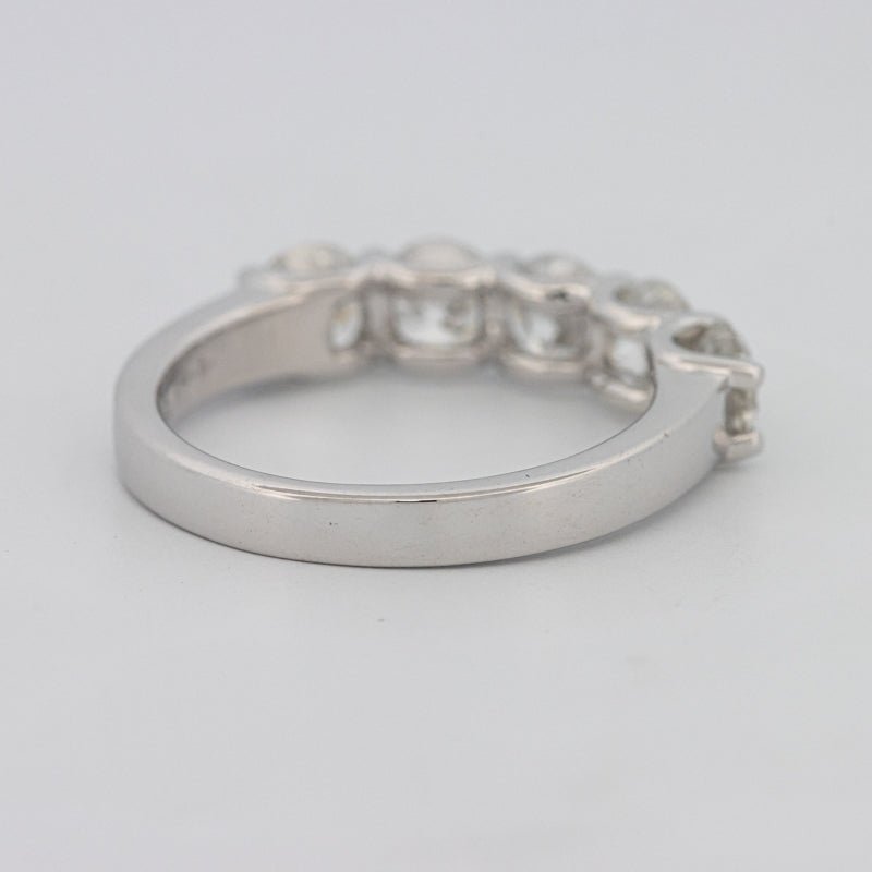 5 Half Round Floating Eternity Ring - ZIZOV DIAMONDS