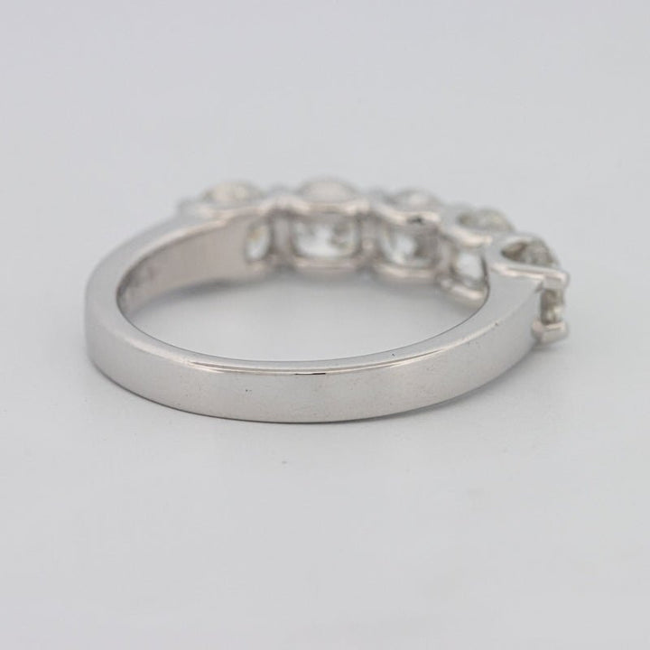 5 Half Round Floating Eternity Ring - ZIZOV DIAMONDS