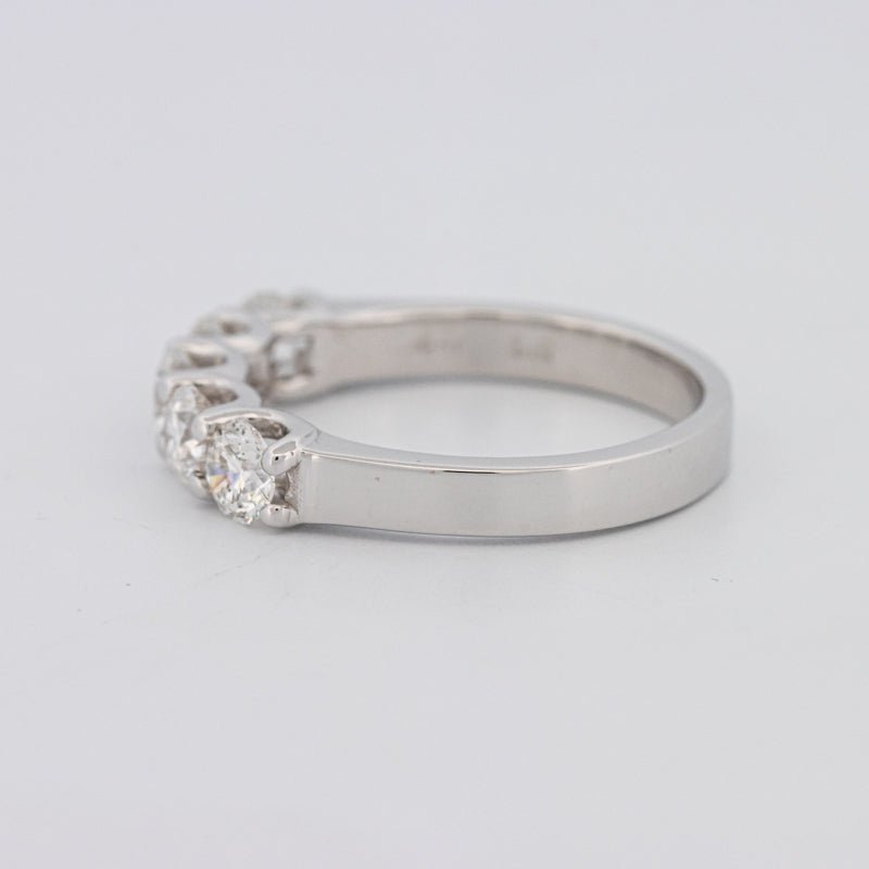 5 Half Round Floating Eternity Ring - ZIZOV DIAMONDS