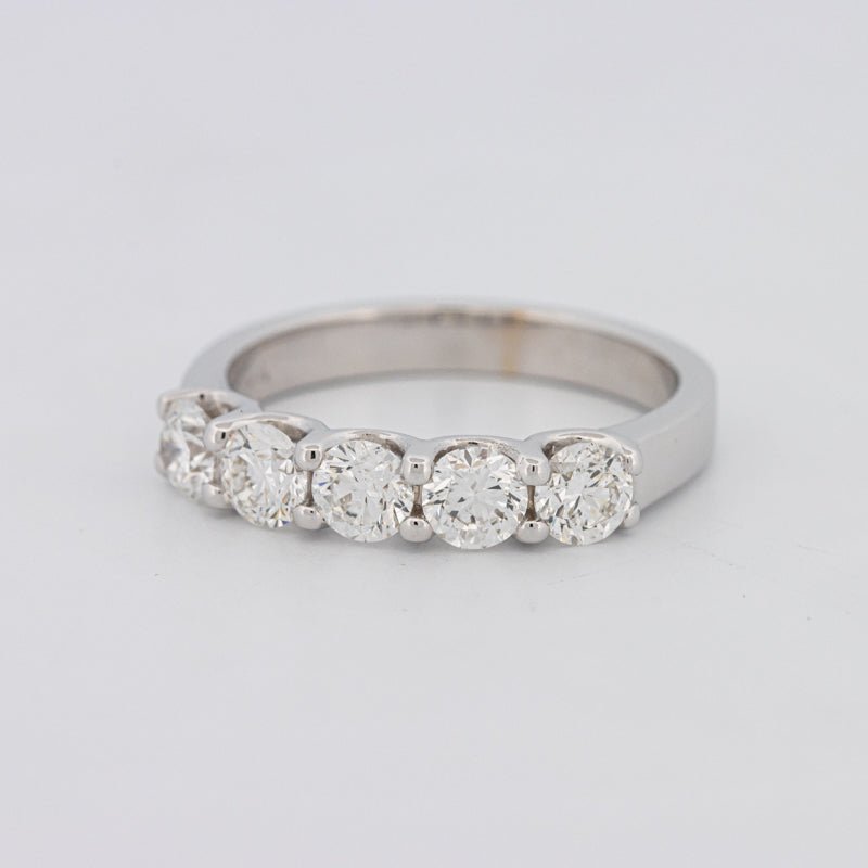 5 Half Round Floating Eternity Ring - ZIZOV DIAMONDS