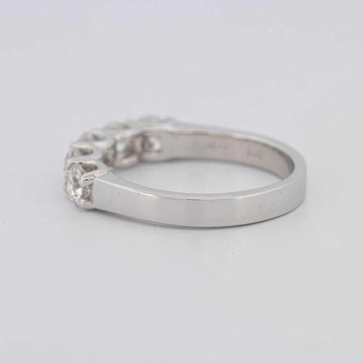 5 Half Round Floating Eternity Ring - ZIZOV DIAMONDS