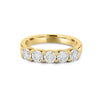 5 Half Round Floating Eternity Ring - ZIZOV DIAMONDS