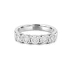 5 Half Round Floating Eternity Ring - ZIZOV DIAMONDS