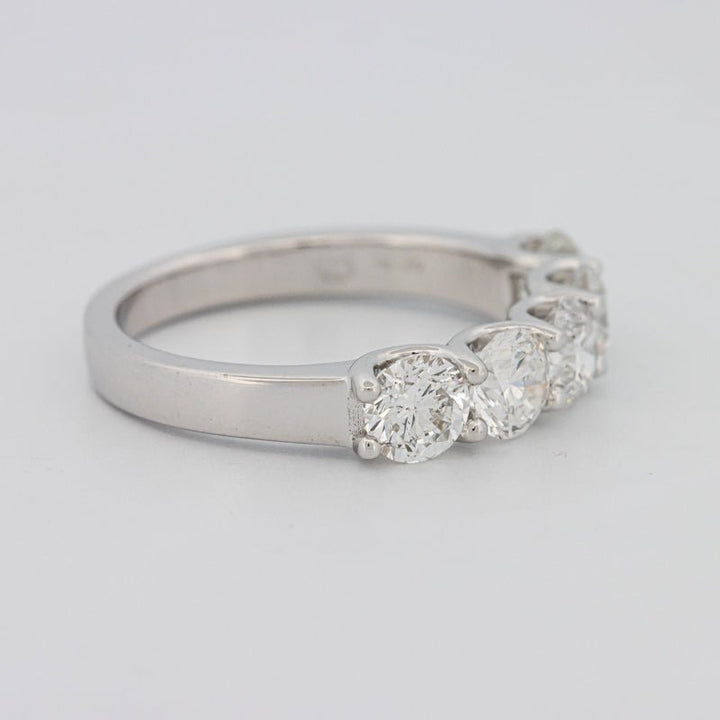 5 Half Round Floating Eternity Ring - ZIZOV DIAMONDS