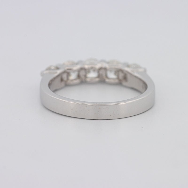 5 Half Round Floating Eternity Ring - ZIZOV DIAMONDS