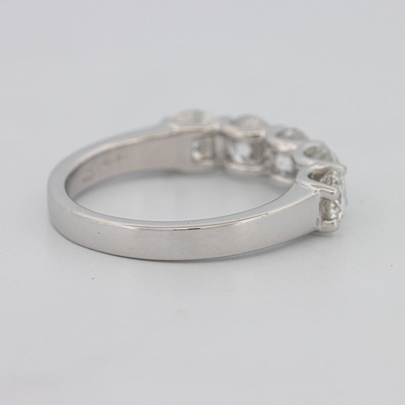 5 Half Round Floating Eternity Ring - ZIZOV DIAMONDS