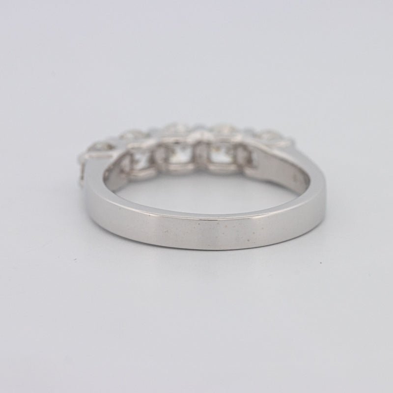 5 Half Round Floating Eternity Ring - ZIZOV DIAMONDS