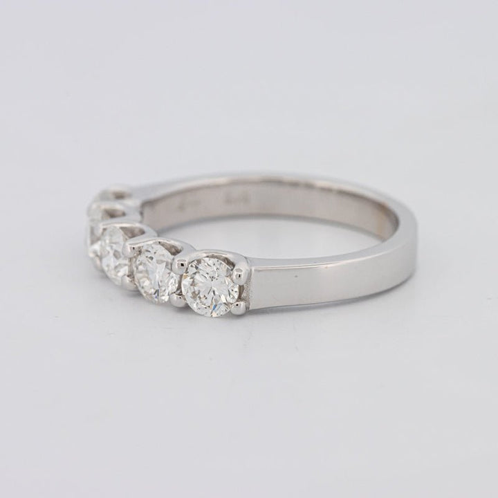 5 Half Round Floating Eternity Ring - ZIZOV DIAMONDS