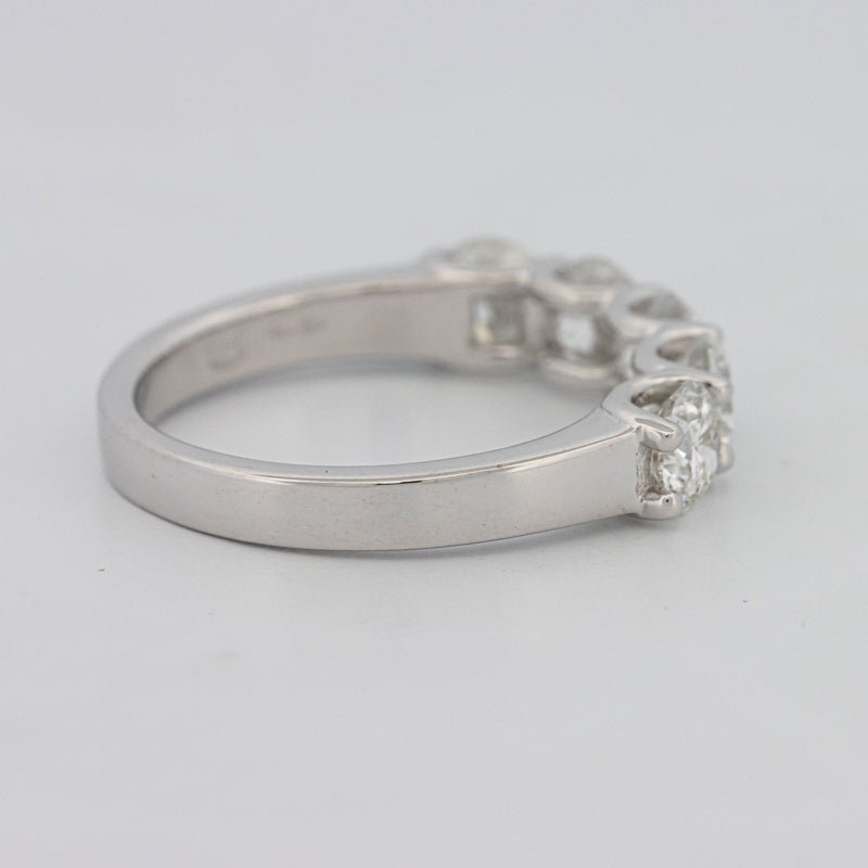 5 Half Round Floating Eternity Ring - ZIZOV DIAMONDS