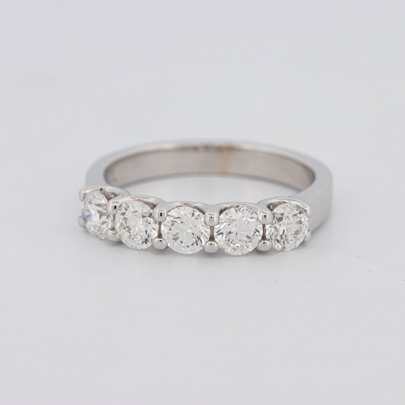 5 Half Round Floating Eternity Ring - ZIZOV DIAMONDS