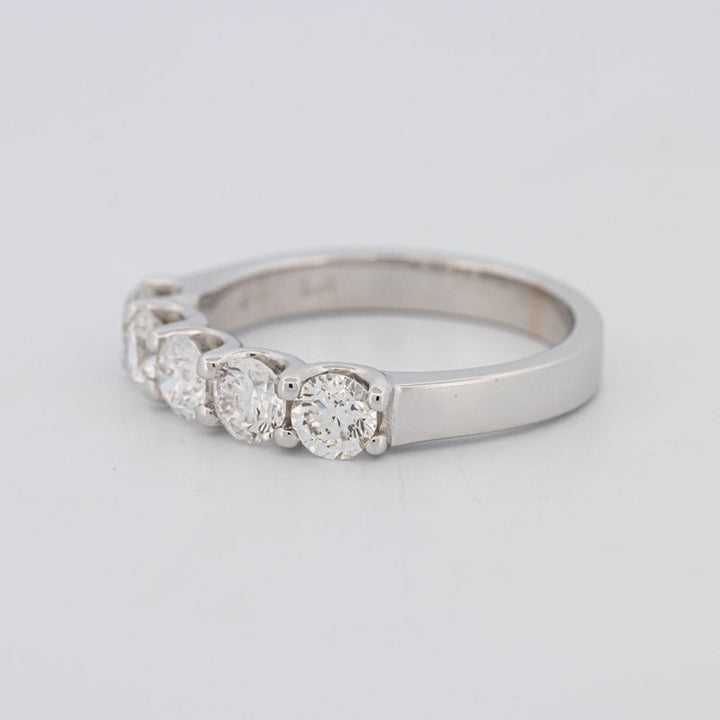 5 Half Round Floating Eternity Ring - ZIZOV DIAMONDS