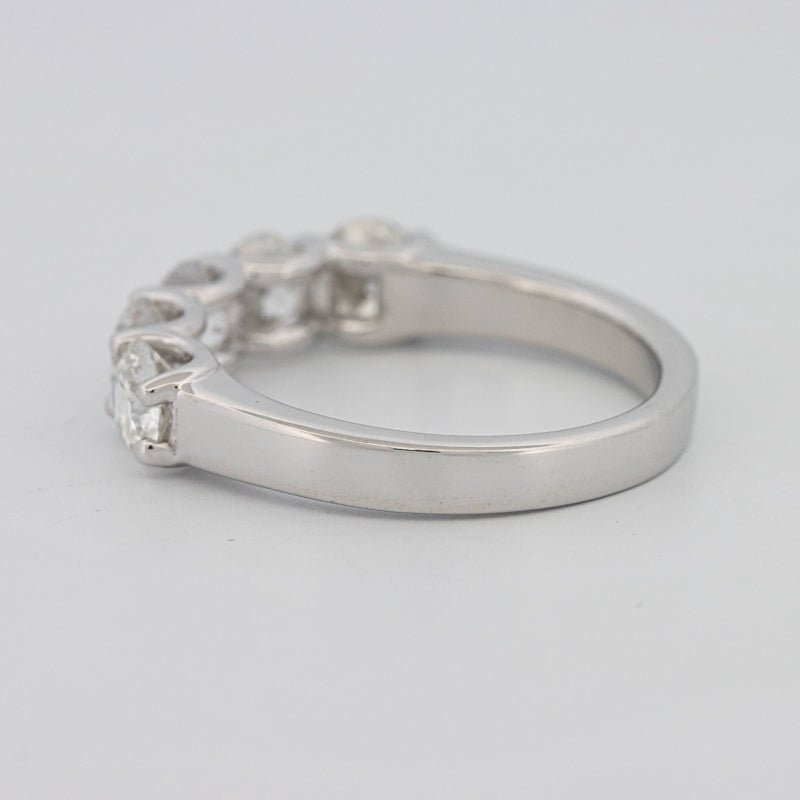 5 Half Round Floating Eternity Ring - ZIZOV DIAMONDS
