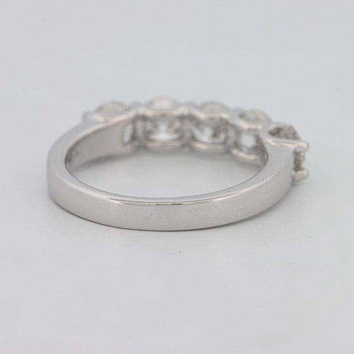 5 Half Round Floating Eternity Ring - ZIZOV DIAMONDS