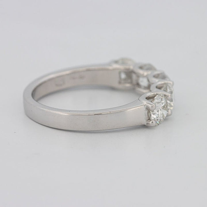 5 Half Round Floating Eternity Ring - ZIZOV DIAMONDS