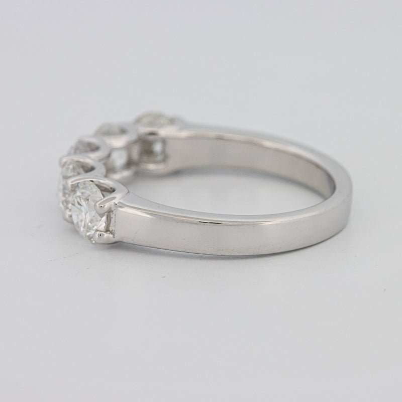 5 Half Round Floating Eternity Ring - ZIZOV DIAMONDS