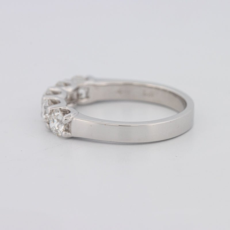 5 Half Round Floating Eternity Ring - ZIZOV DIAMONDS