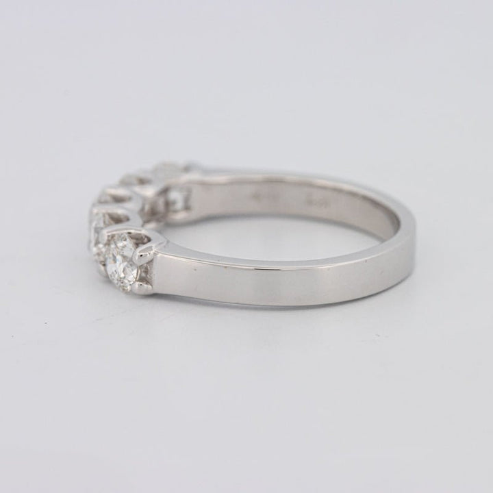 5 Half Round Floating Eternity Ring - ZIZOV DIAMONDS