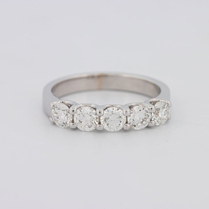 5 Half Round Floating Eternity Ring - ZIZOV DIAMONDS