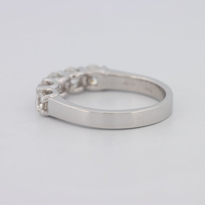 5 Half Round Floating Eternity Ring - ZIZOV DIAMONDS