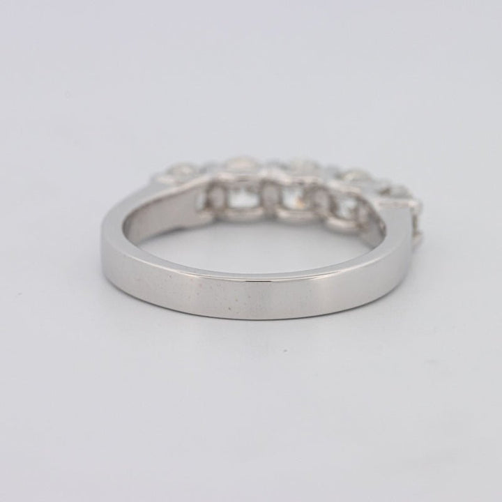 5 Half Round Floating Eternity Ring - ZIZOV DIAMONDS
