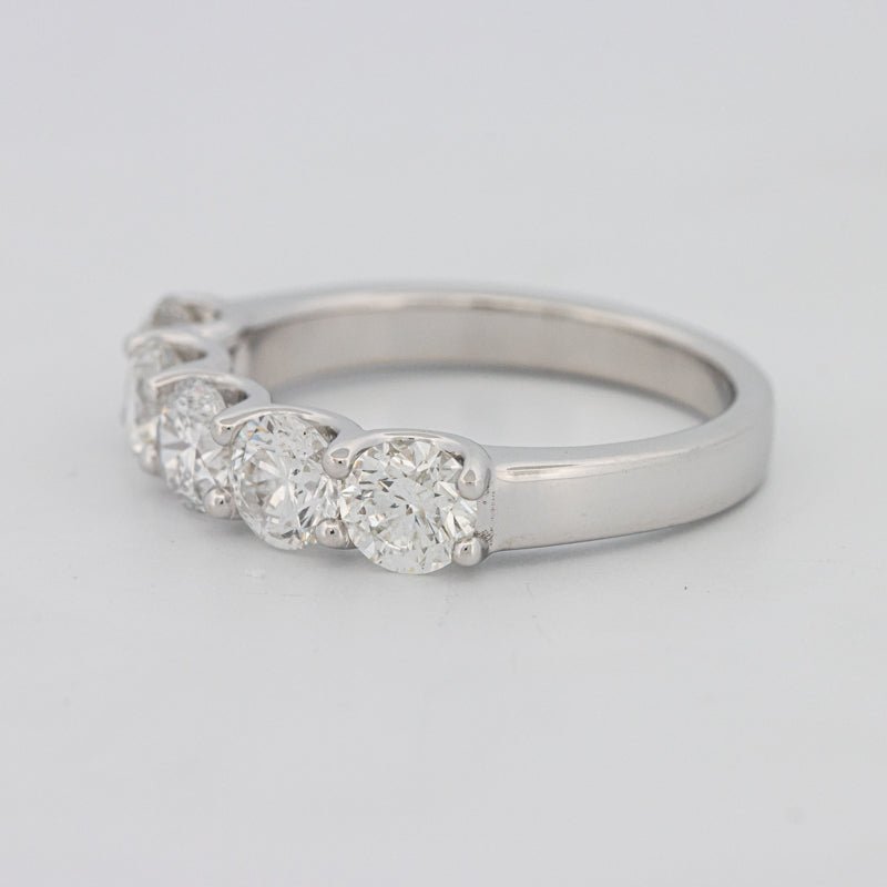 5 Half Round Floating Eternity Ring - ZIZOV DIAMONDS