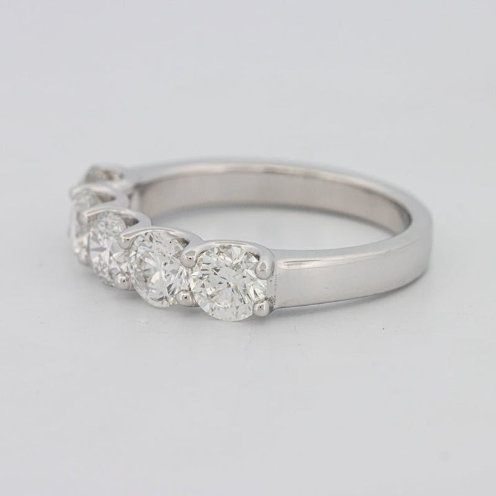 5 Half Round Floating Eternity Ring - ZIZOV DIAMONDS