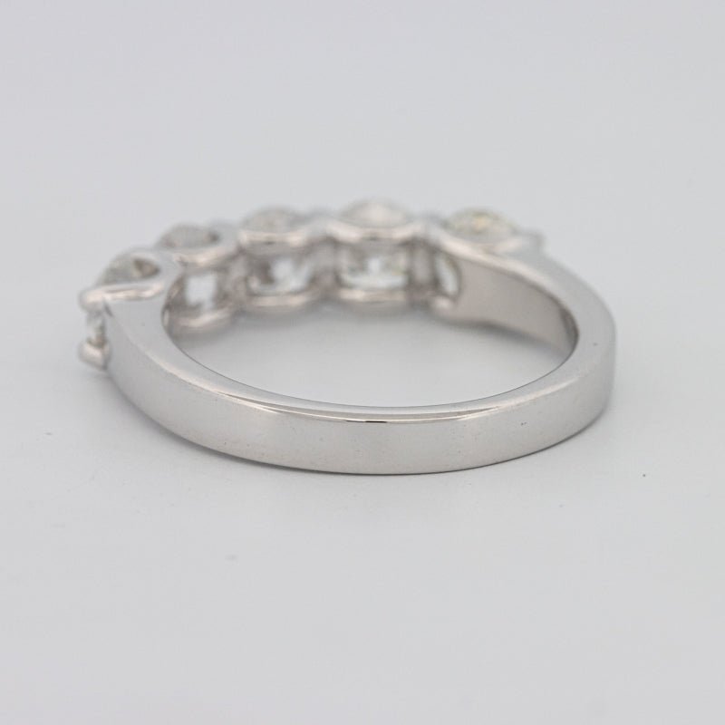 5 Half Round Floating Eternity Ring - ZIZOV DIAMONDS