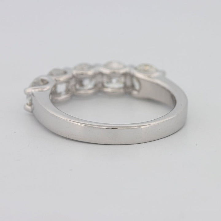 5 Half Round Floating Eternity Ring - ZIZOV DIAMONDS