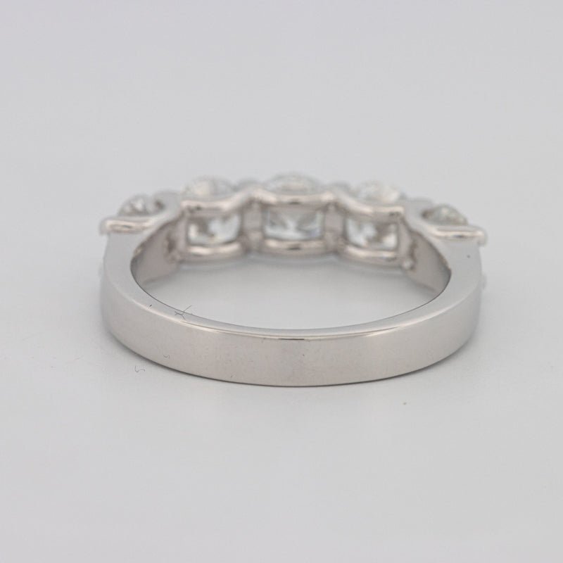 5 Half Round Floating Eternity Ring (LG) - ZIZOV DIAMONDS