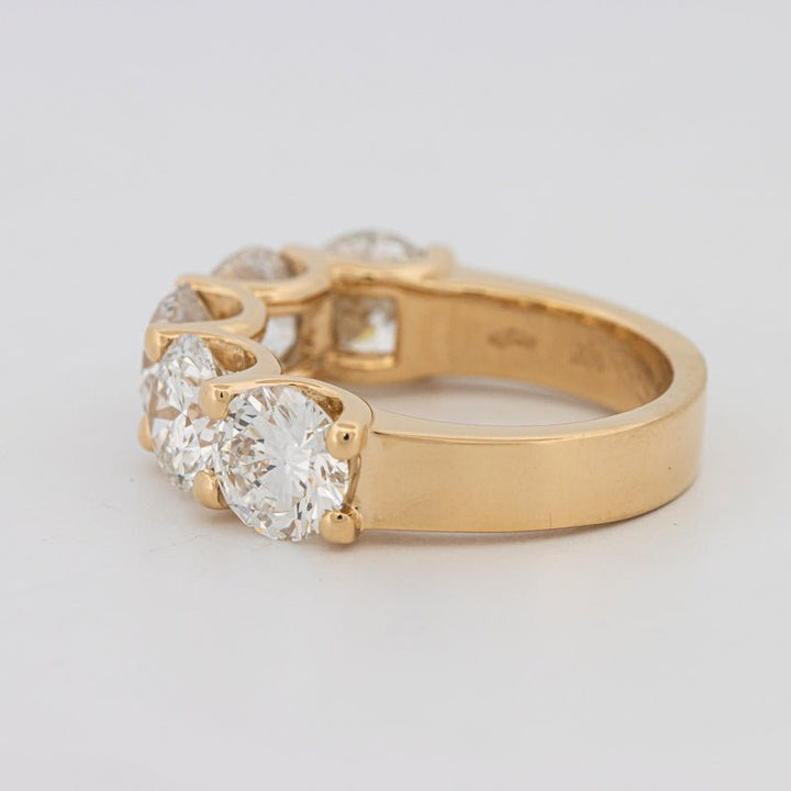 5 Half Round Floating Eternity Ring (LG) - ZIZOV DIAMONDS