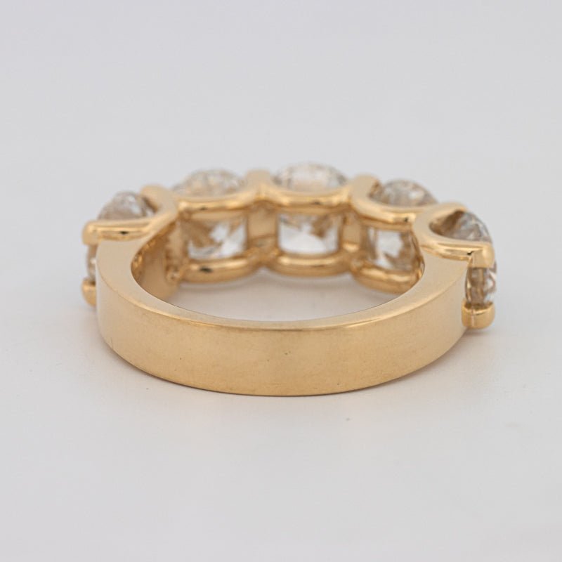 5 Half Round Floating Eternity Ring (LG) - ZIZOV DIAMONDS