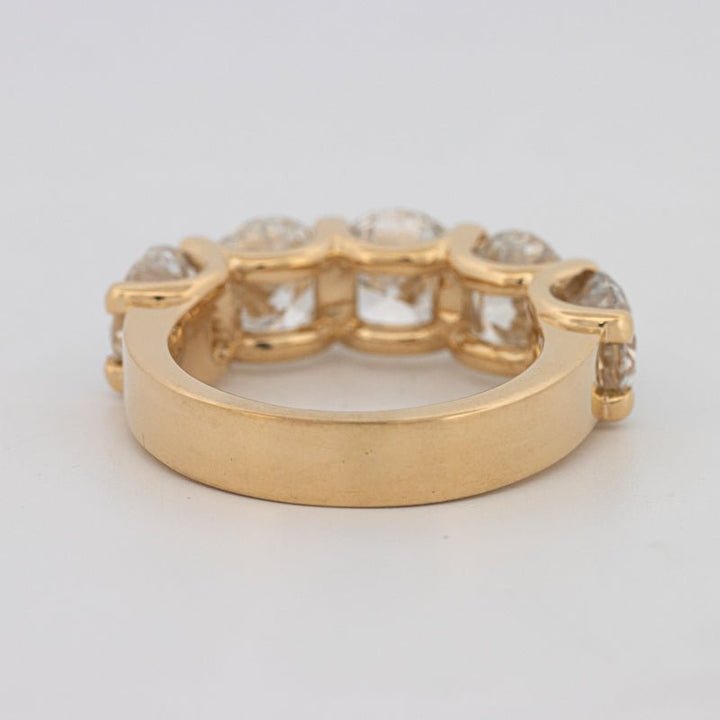 5 Half Round Floating Eternity Ring (LG) - ZIZOV DIAMONDS