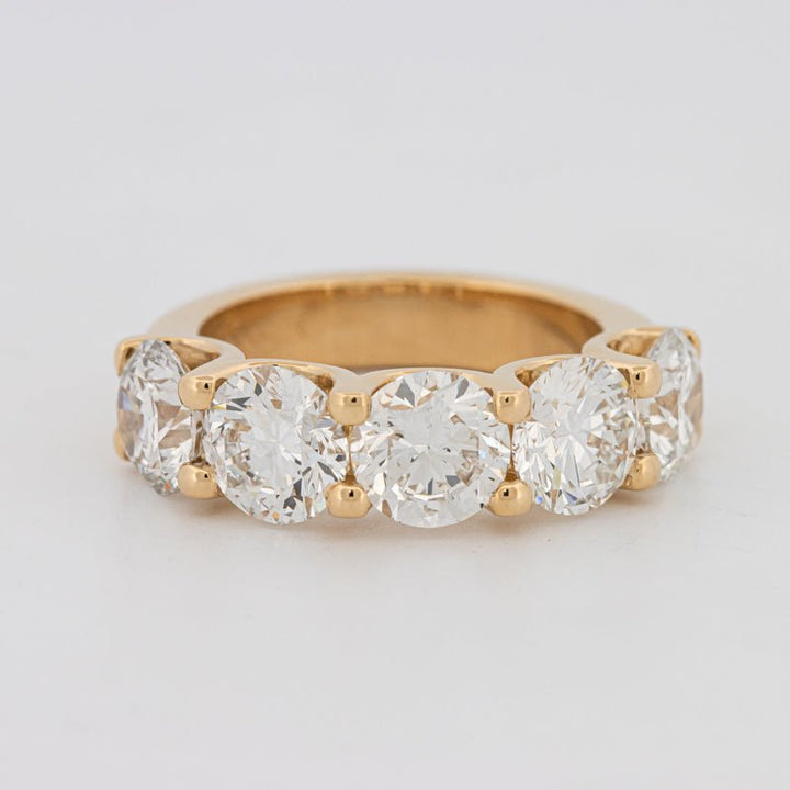 5 Half Round Floating Eternity Ring (LG) - ZIZOV DIAMONDS