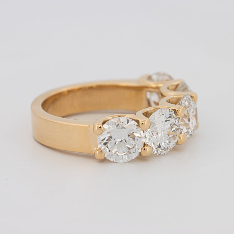 5 Half Round Floating Eternity Ring (LG) - ZIZOV DIAMONDS