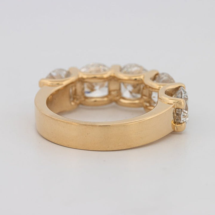 5 Half Round Floating Eternity Ring (LG) - ZIZOV DIAMONDS