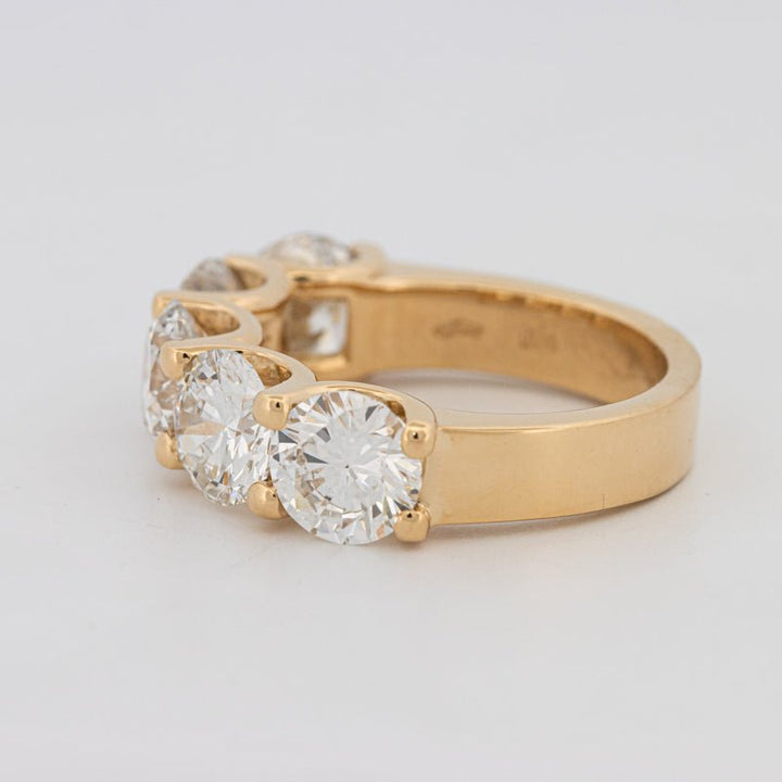 5 Half Round Floating Eternity Ring (LG) - ZIZOV DIAMONDS