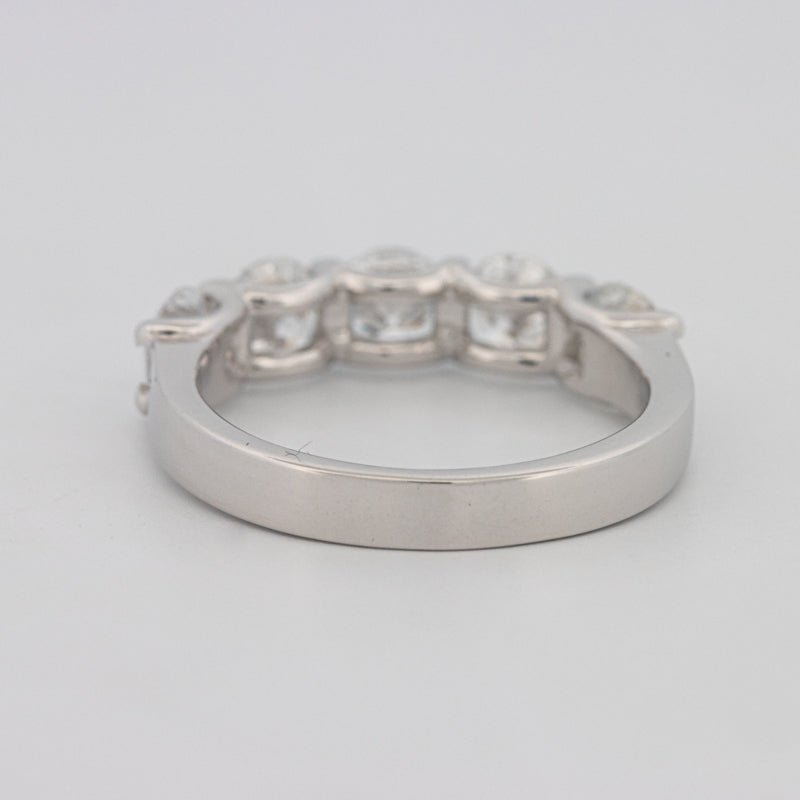 5 Half Round Floating Eternity Ring (LG) - ZIZOV DIAMONDS