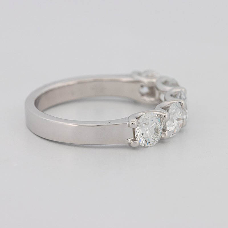 5 Half Round Floating Eternity Ring (LG) - ZIZOV DIAMONDS