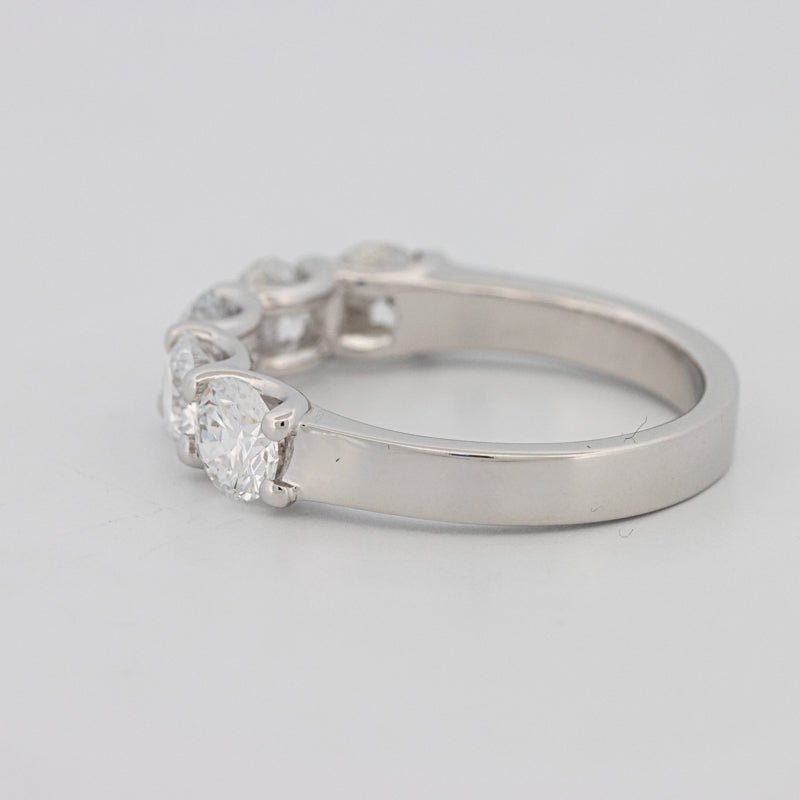 5 Half Round Floating Eternity Ring (LG) - ZIZOV DIAMONDS