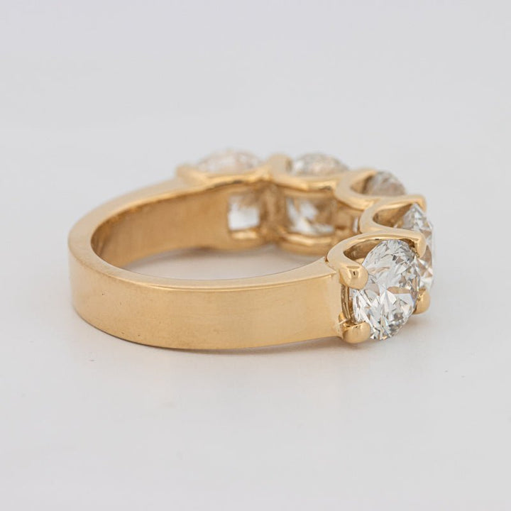 5 Half Round Floating Eternity Ring (LG) - ZIZOV DIAMONDS