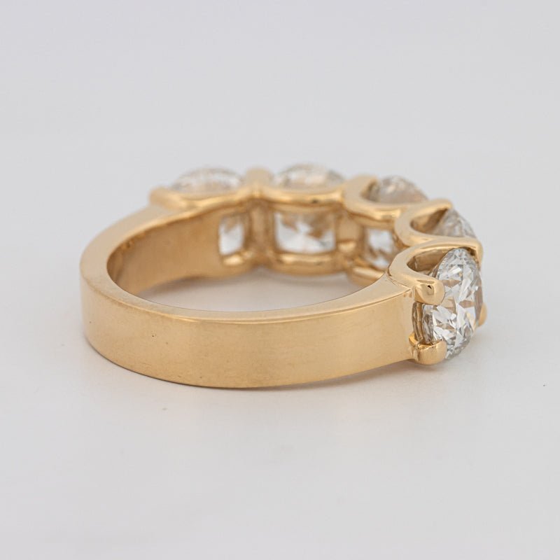 5 Half Round Floating Eternity Ring (LG) - ZIZOV DIAMONDS