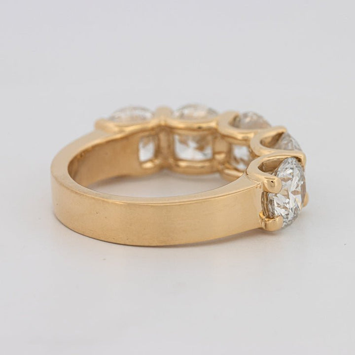 5 Half Round Floating Eternity Ring (LG) - ZIZOV DIAMONDS